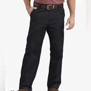 Dickies Mens Loose-fit Cargo Work Pant Black NWT size 34/32
